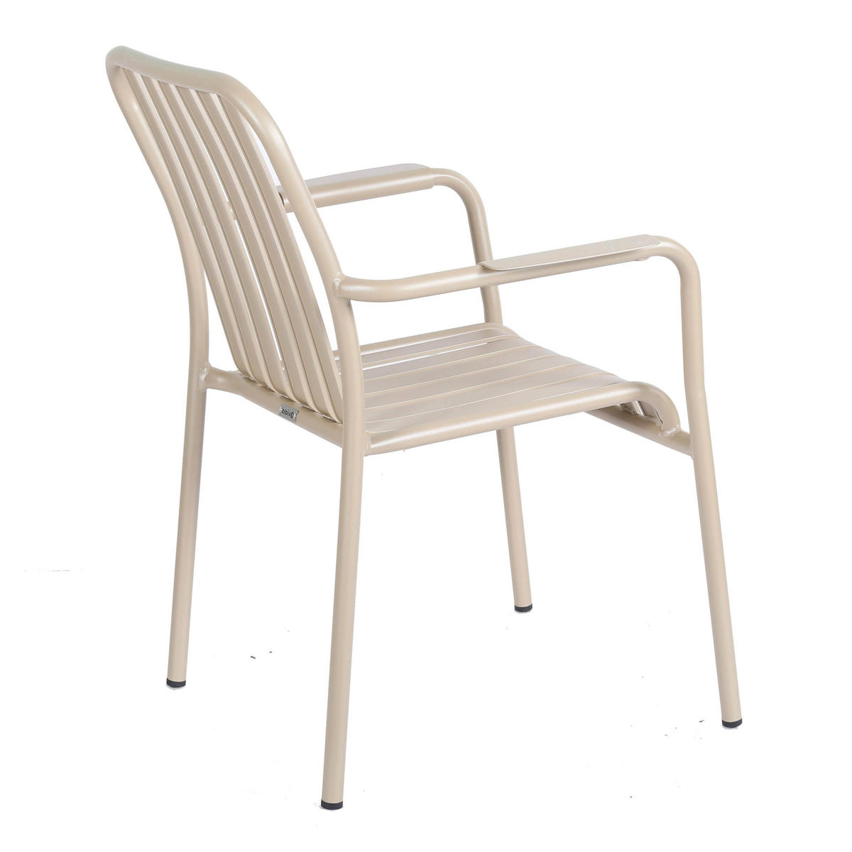 GARTENSTUHL, Taupe - Taupe, Metall (61/85/62cm) - Oviala