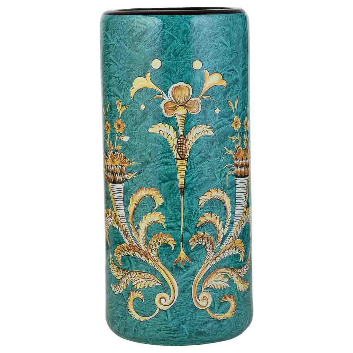 SCHIRMSTÄNDER, grün, 22x45cm - Grün, Keramik (22/45/22cm) - Wanderlust