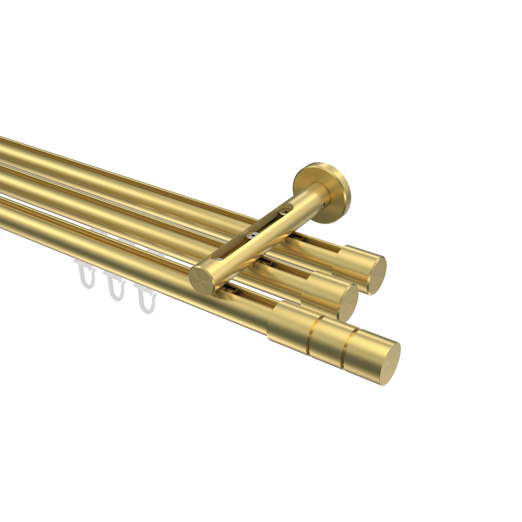 Interdeco Gardinenstange Messing 100 cm