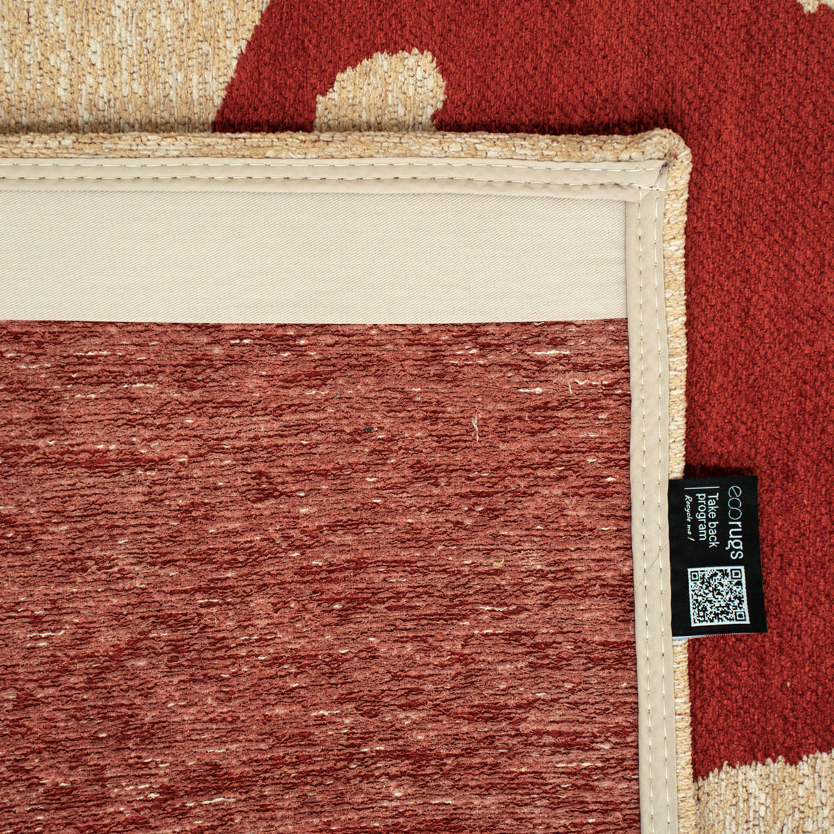 TEPPICH Imperial Red Ribbon 80/150 cm - Rot, Textil (80/150cm) - Louis De Poortere