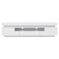 LOWBOARD Lugano Weiß 175/38/45 cm - Weiß, Holzwerkstoff (175/45/38cm) - PANGIVO