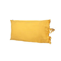 KISSENBEZUG reines Leinen zitronen-gelb 40/60 cm - Gelb, Naturmaterialien (40/60cm) - beties Heimtextil