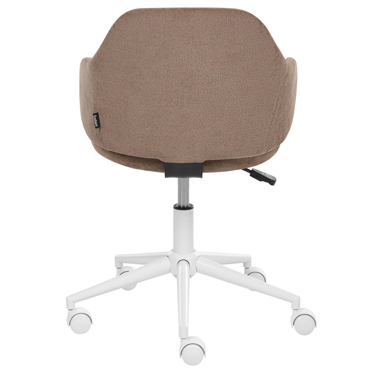 SCHREIBTISCHSTUHL Braun Rivlav - Braun, Textil/Metall (60/77/60cm) - Beliani