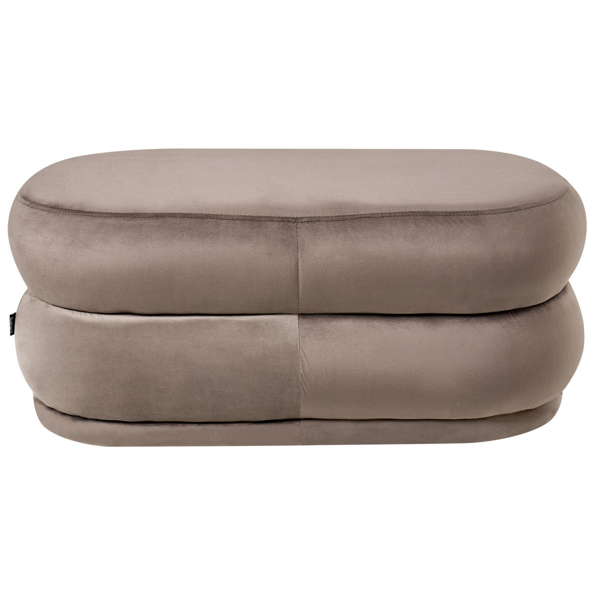 BANK Dunkelbraun Ellendale - Dunkelbraun, Holz/Textil (90/40/41cm) - Beliani