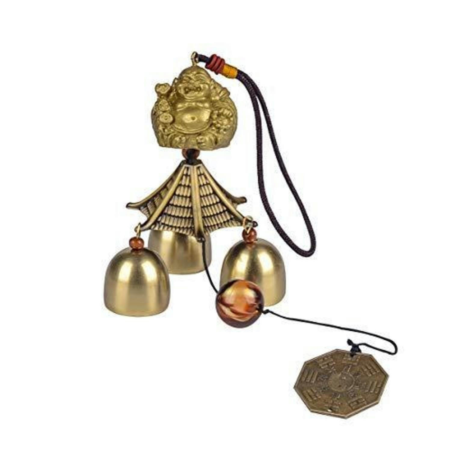 WINDSPIEL Elefantenfisch Feng Shui 40 cm - Bronzefarben, Metall (40/6/2.8cm)