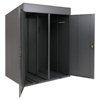 FAHRRADGARAGE H66B rechteckig Anthrazit - Anthrazit, Metall (158/213/125cm) - MCW