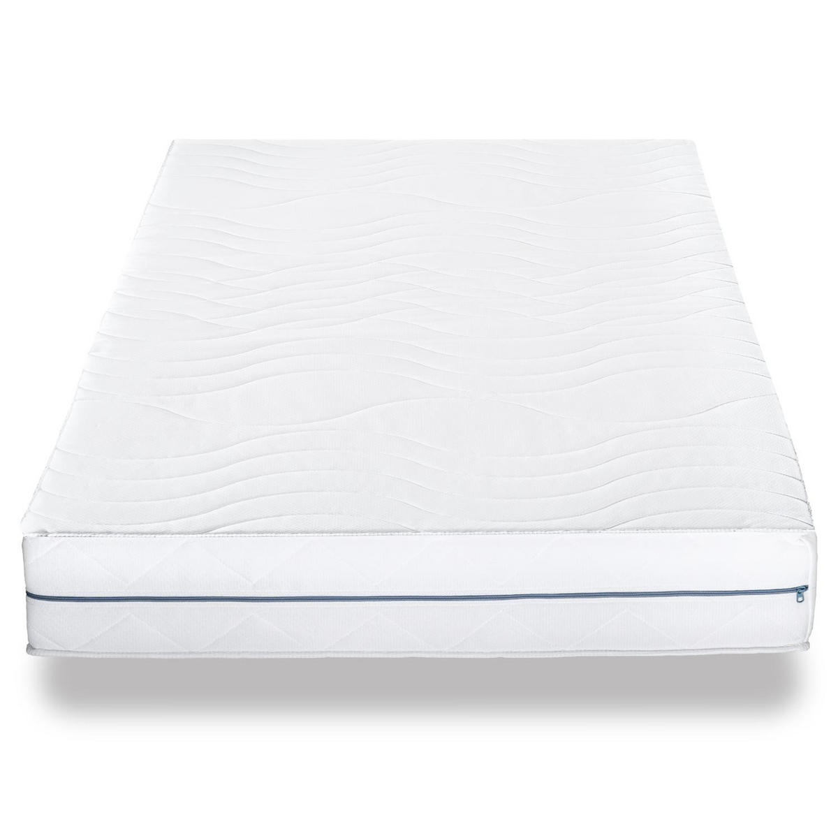 KALTSCHAUMMATRATZE Premium 100x200 cm - Weiß, Textil (100/200cm) - Supportho