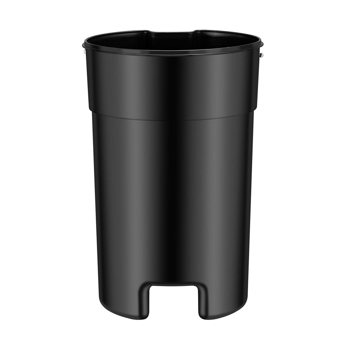 KOSMETIKEIMER in Schwarz - Schwarz, Metall (21/47/21cm) - Juskys