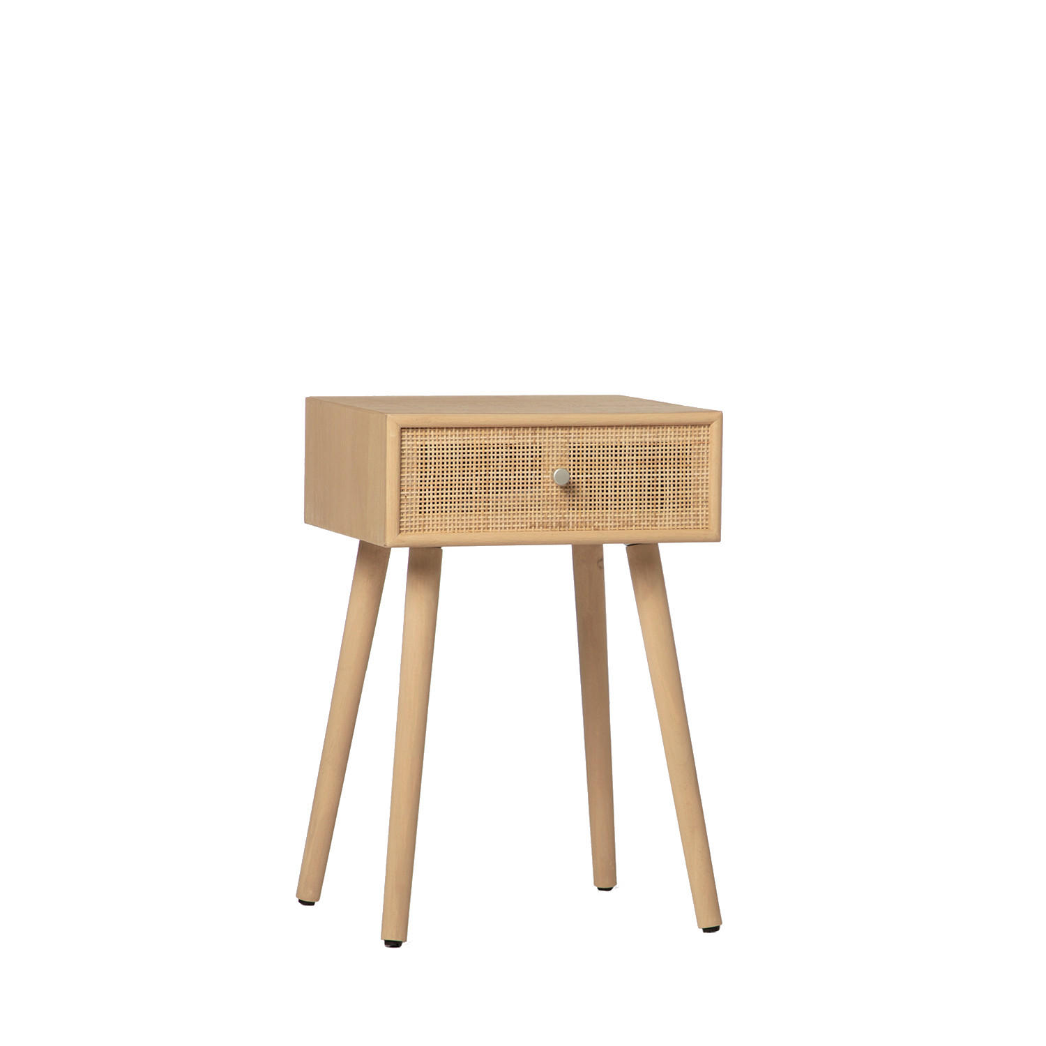 NACHTTISCH MIT 1 SCHUBLADE Lisa Natürlich 40 cm x 61 cm - Naturfarben, Holzwerkstoff (40/61/36cm)