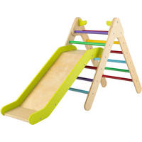 KLETTERGERÜST Kletterdreieck Multicolor - Multicolor, Holz (87/74/48cm) - COSTWAY