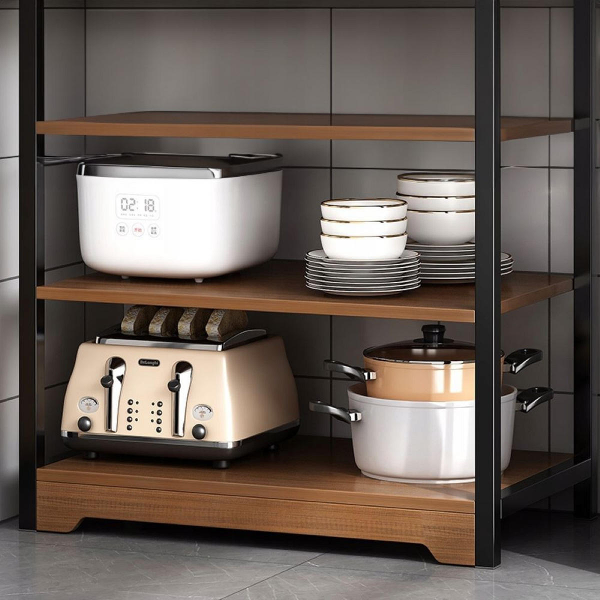 BÜCHERREGAL, braun 60/160/30 cm - Braun, Holzwerkstoff (60/160/30cm) - Rexo