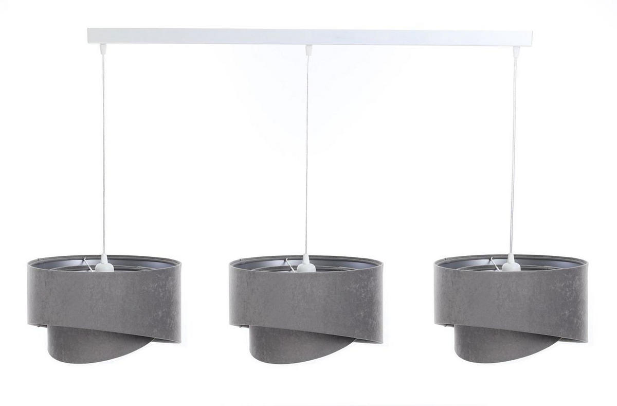 HÄNGELEUCHTE Grau 30/18 cm - Grau, Kunststoff (30/0.3/18cm) - ONZENO