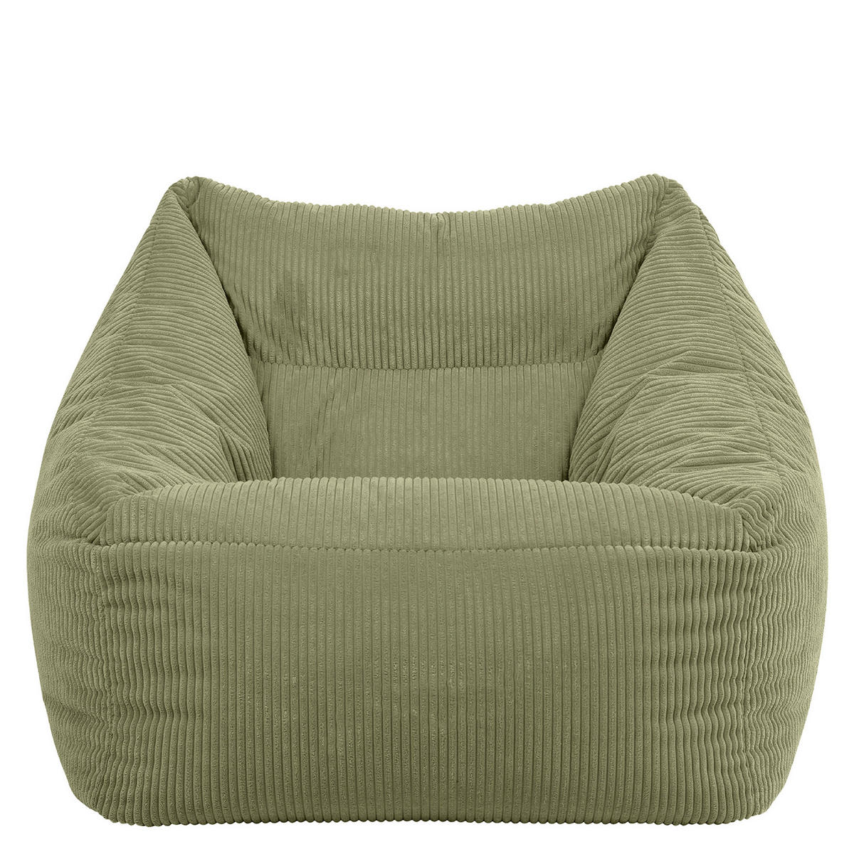 SITZSACK Cord Sessel Natalia - Salbeigrün, Textil (97/73/84cm) - icon