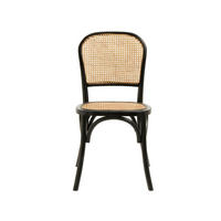 ESSZIMMERSTUHL WICKY Schwarz 44x50x86 cm - Schwarz, Holz (44/86/50cm) - FURNLUX
