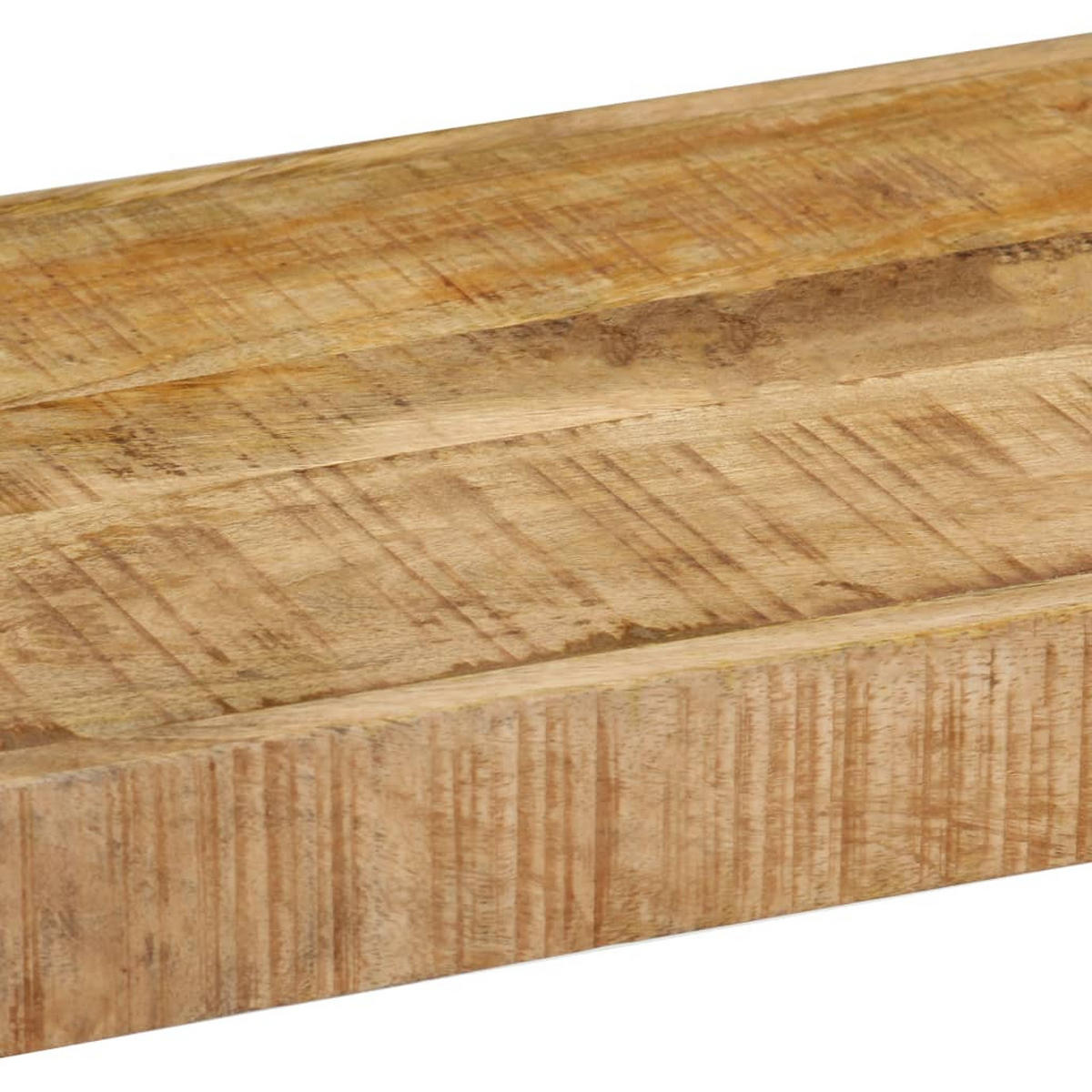 LOWBOARD mit einer Ablage 90/30/40 cm Massivholz Mango - Braun, Holz (90/40/30cm) - vidaXL