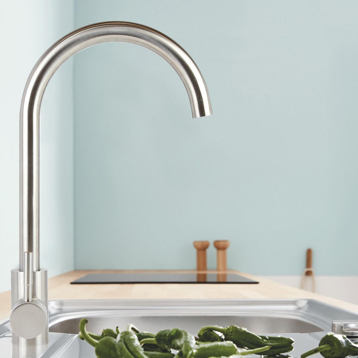 KÜCHENARMATUR Rhewin 4.1/35.9/23.5 cm - Silberfarben, Metall (4.1/35.9/23.5cm) - ZMH