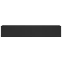 TV-STOLÍK Olio Čierna 175 cm - čierna, kompozitné drevo (175/28.4/31.6cm) - Selsey