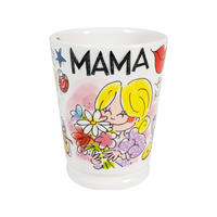 MAZAGRAN-BECHER Mama in Bunt - 500 ml - Multicolor, Keramik (0.5L) - Blond Amsterdam