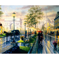 FOTOTAPETE Paris Ansicht 375 x 270 cm - Multicolor, Papier (375/270cm) - Sanders & Sanders