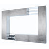 WOHNWAND Mirage Front in Beton Oxid Optik - Hellgrau, Holzwerkstoff (262/182.5/39cm) - Vladon