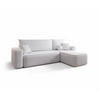 ECKSOFA Agepo In Curio - Hellgrau, Holzwerkstoff/Textil (250/150cm) - Fun Möbel
