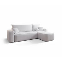 ECKSOFA Agepo In Curio - Hellgrau, Holzwerkstoff/Textil (250/150cm) - Fun Möbel