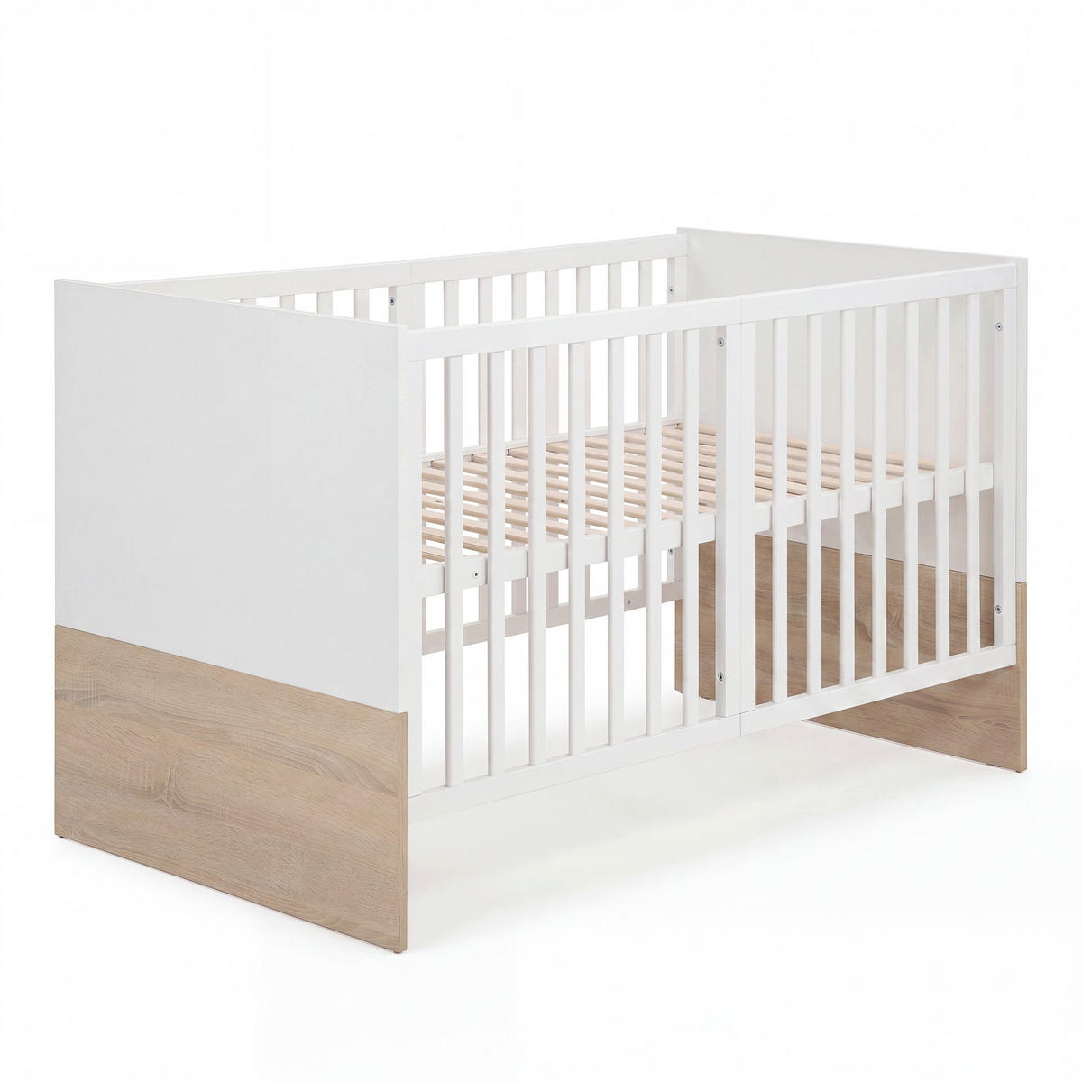 BABYBETT Gabriella 70 x 140 cm - Weiß, Holzwerkstoff (70/140cm) - Roba