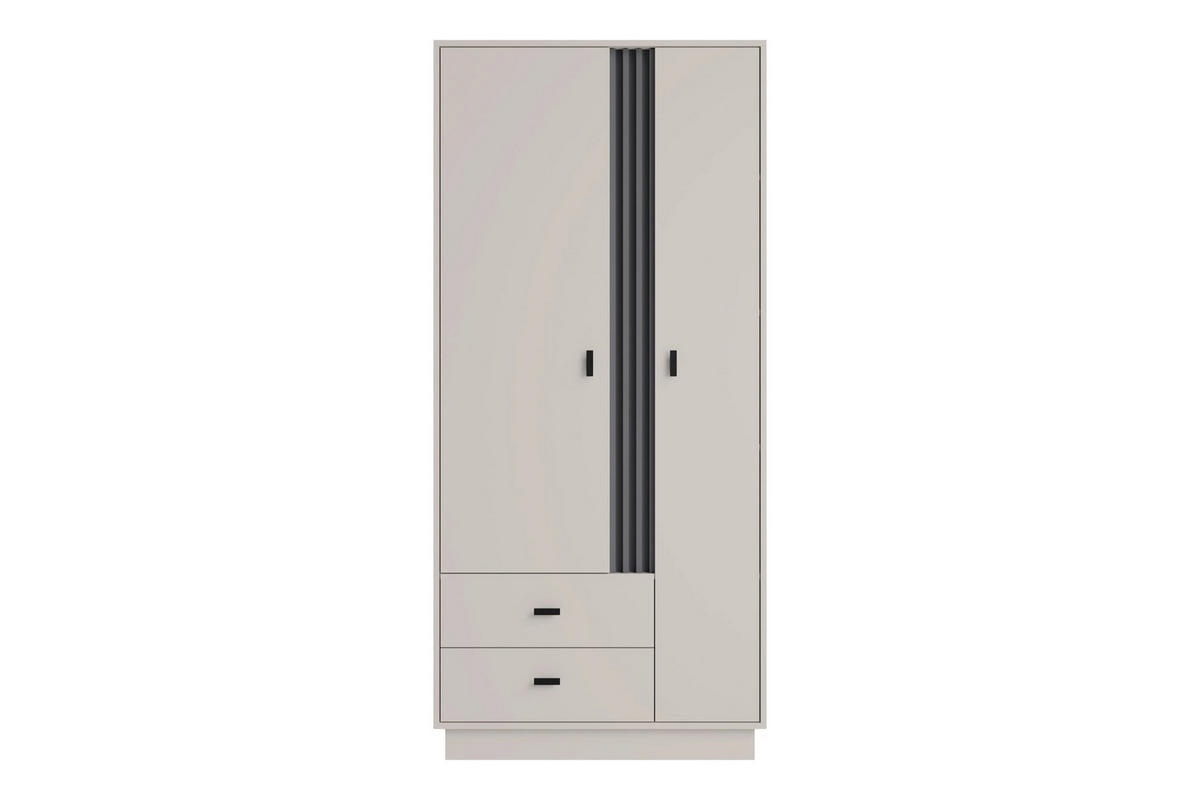 WOHNZIMMER Set 5-tlg. – ALLMO System – Kaschmir - Kaschmir, Holzwerkstoff (90/195/50cm) - hi-markt