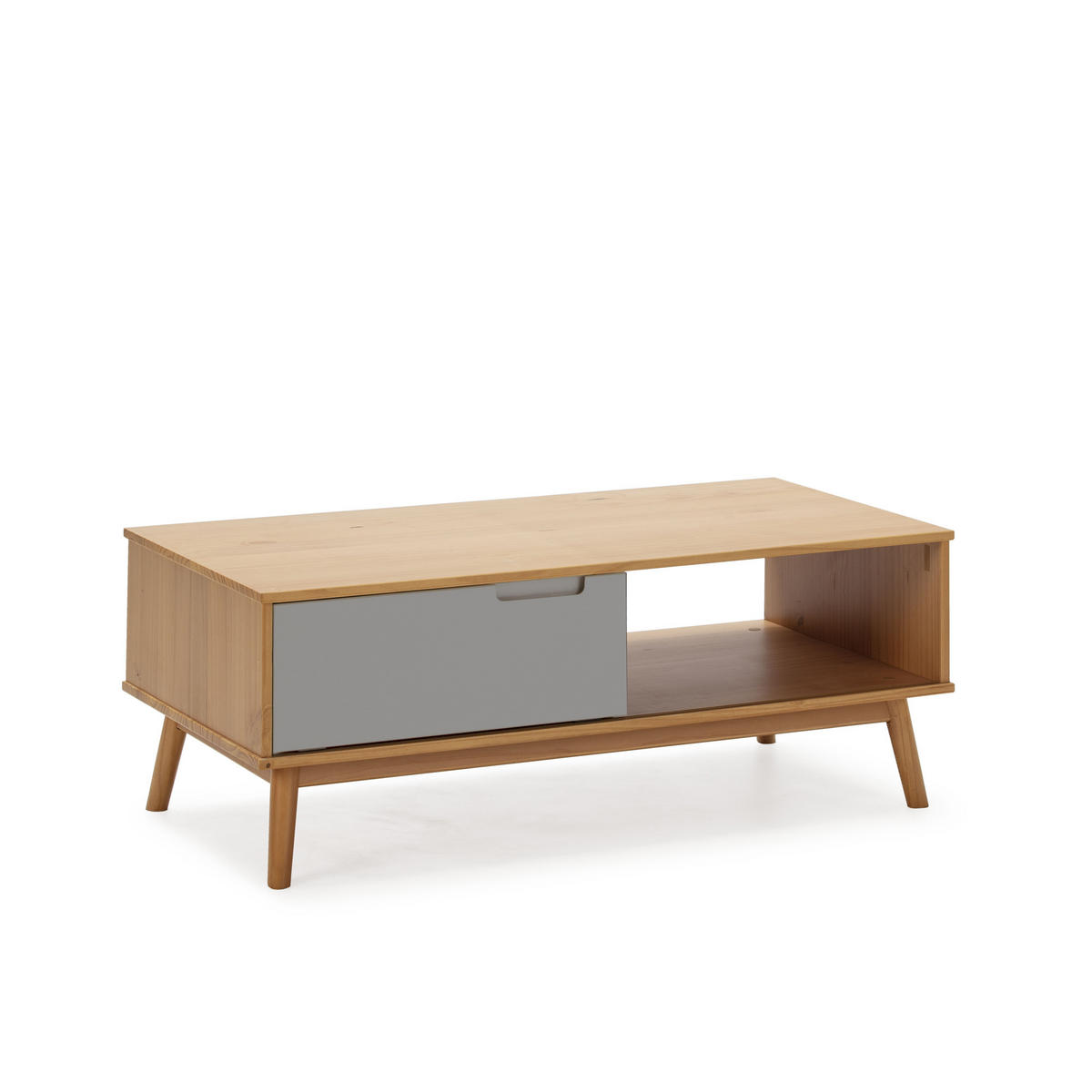 COUCHTISCH Bruce 1 Schiebetür - Honigeiche, Holz (42/110/55cm) - VS Venta-stock