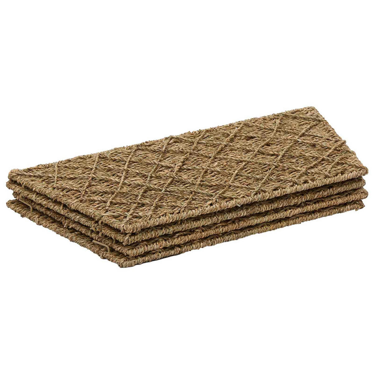 WEIHNACHTSBAUMKRAGEN 50/50/25 cm Braun Seegras - Braun, Naturmaterialien (50/25/50cm) - vidaXL