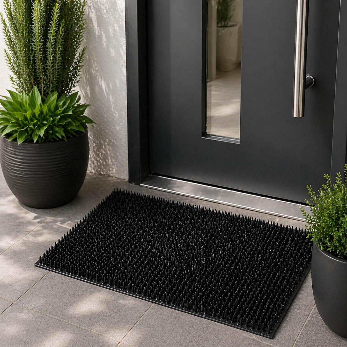 OUTDOOR FUßMATTE SEASON 2ER SET - Schwarz, Textil (40/60cm) - Astra