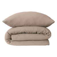 BETTWÄSCHESET Molly - Musselin - 2-teilig - 135x200 cm - Taupe - Taupe, Textil (135/200cm) - SCHIESSER
