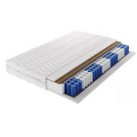 TASCHENFEDERKERNMATRATZE PRELUNA 90x200, H3/H4, Höhe ca.: 20 cm - Weiß, Textil (90/200cm) - MASSENO