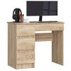 SCHREIBTISCH Eiche Sonoma 77/90/50 - Sonoma Eiche, Holzwerkstoff (50/90/77cm) - RAUMHIRSCH FURNITURE