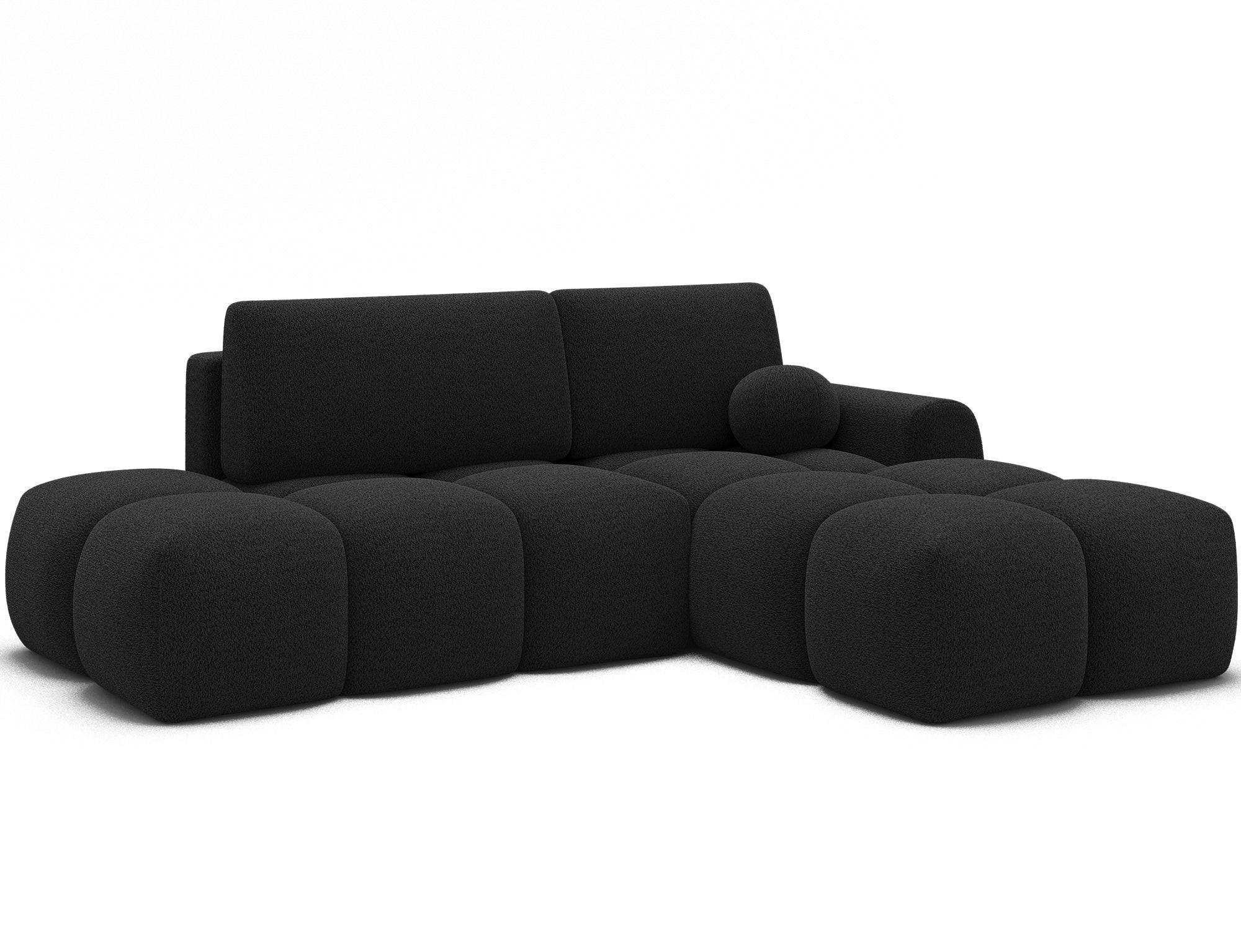 ECKSOFA VITTARIO mit Schlaffunktion & Bettkasten – Modernes L-Sofa 227 cm, inklusive Kissen - Anthrazit, Kunststoff (227/95cm) - Wohnideebilder