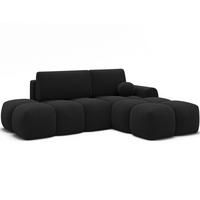 ECKSOFA VITTARIO mit Schlaffunktion & Bettkasten – Modernes L-Sofa 227 cm, inklusive Kissen - Anthrazit, Kunststoff (227/95cm) - Wohnideebilder