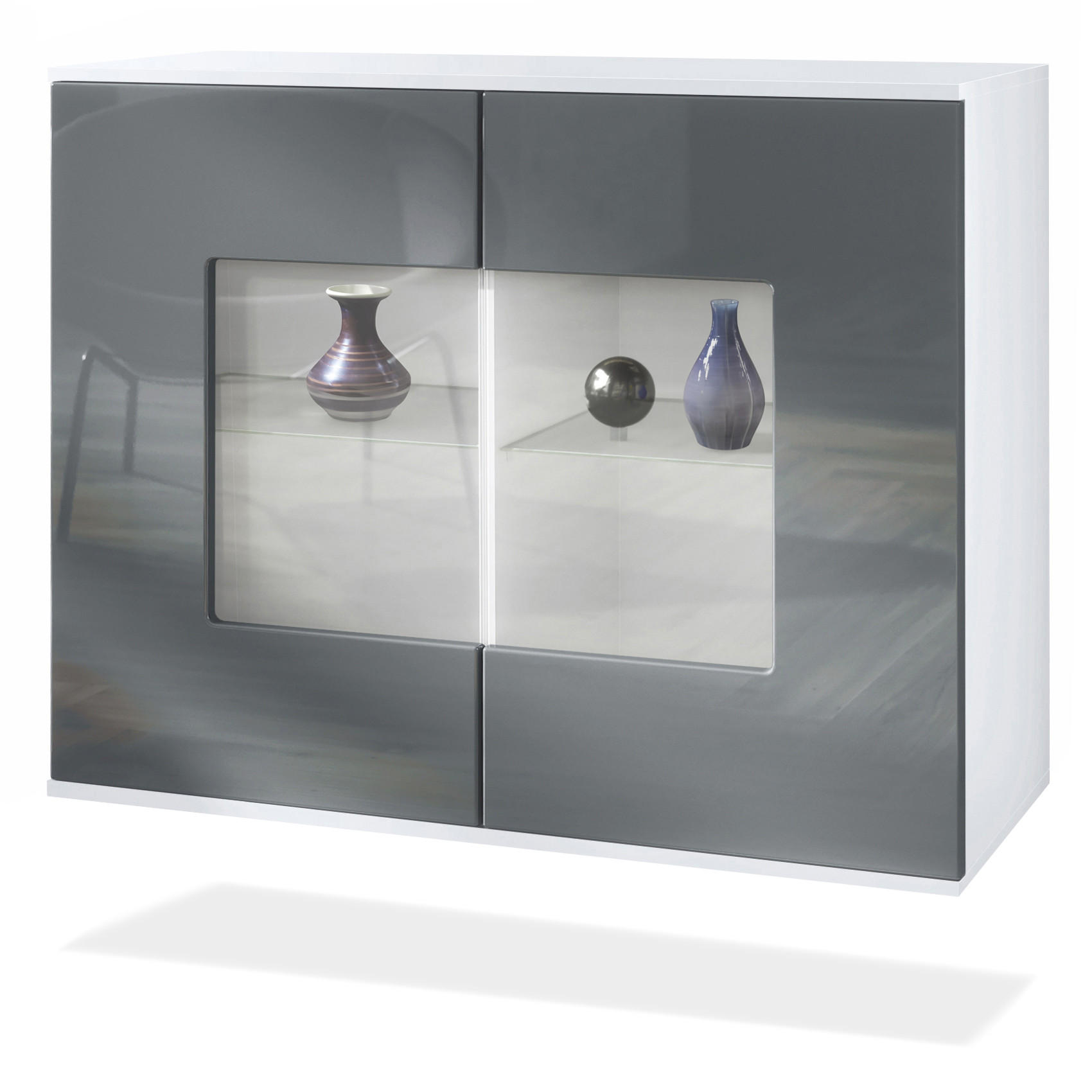 Vladon Kommode Grau 92.5x73.5x35 cm