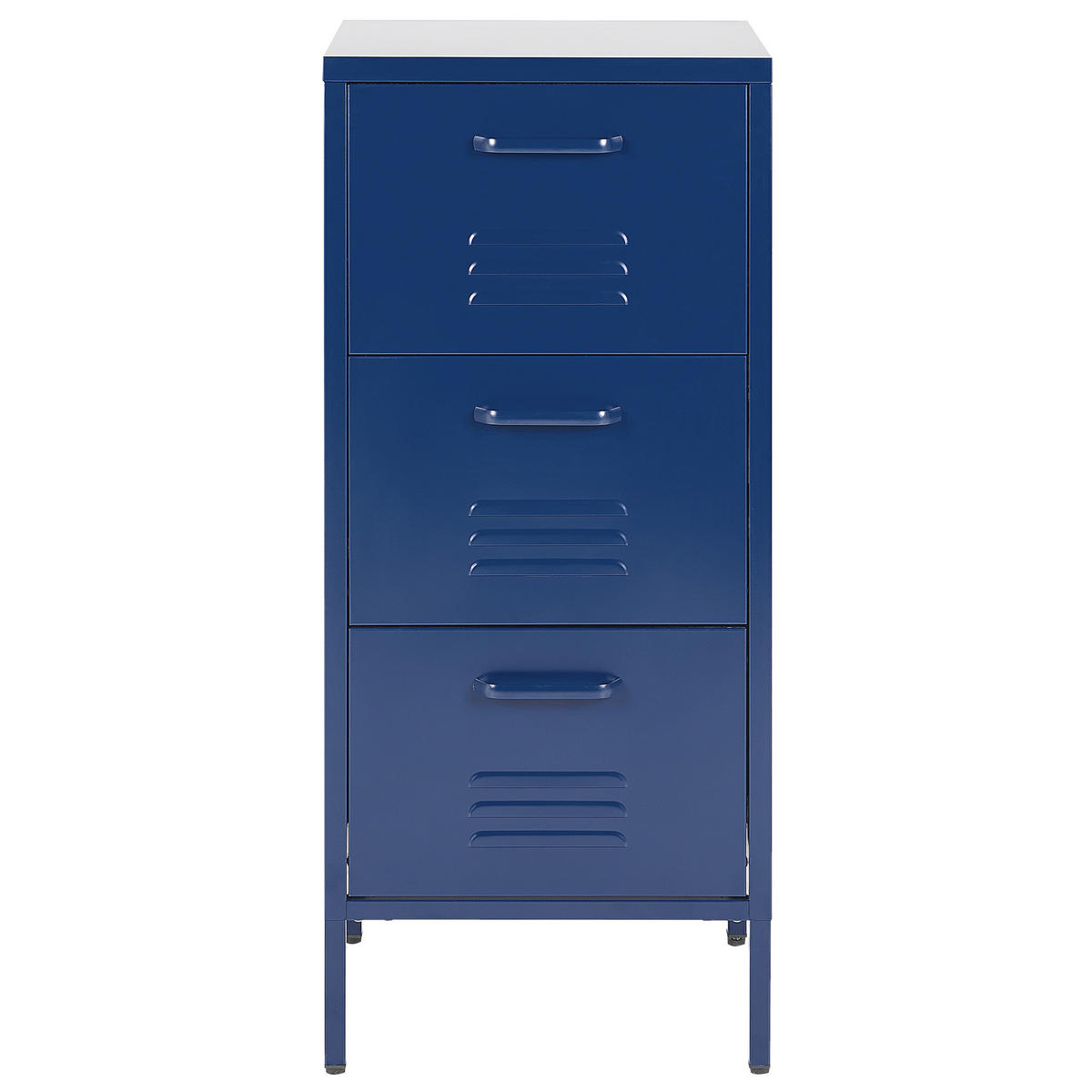 AKTENSCHRANK blau Wostok - Blau, Metall (43/103/40cm) - Beliani