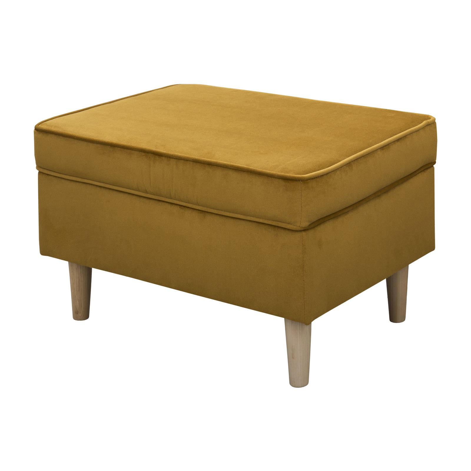 HOCKER Teramo IV 46x68 cm, gelb - Gelb, Kunststoff (68/46/50cm) - Margaret Hadas24