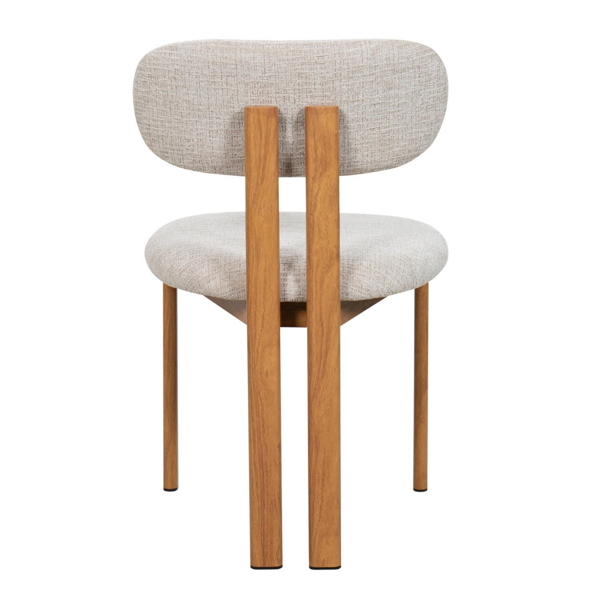 ESSZIMMERSTUHL 2er Set aus Stoff, beige/natur - Beige, Textil (51/81/53cm) - Giga Meubel