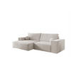 ECKSOFA Corunia Xs - Weiß, Holzwerkstoff/Textil (255/148cm) - Fun Möbel