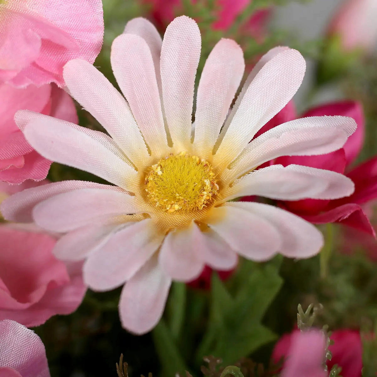 KÜNSTLICHER Blumenstrauß - Armin 46 cm - Pink, Kunststoff (46cm) - aplanta