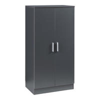 SCHUHSCHRANK Notribontaa - Anthrazit, Holzwerkstoff (55/108/35cm)