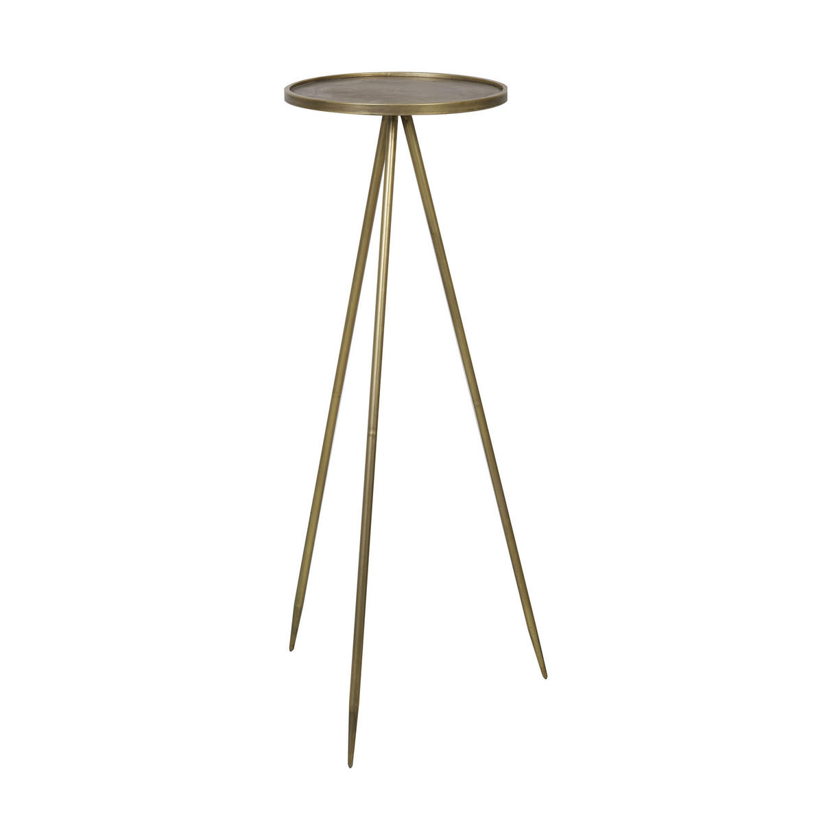 SÄULE Envira Gold Ø39,5/119,5 cm - Goldfarben, Metall (39.5/39.5/119.5cm) - Light & Living
