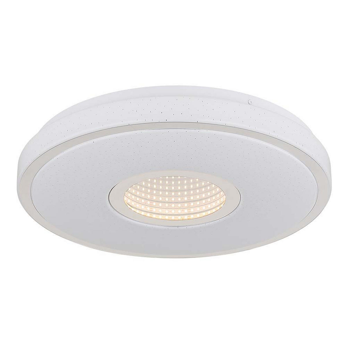LED DECKENLEUCHTE Metall Weiß - Weiß, Metall (38/38/6.5cm) - Globo Lighting