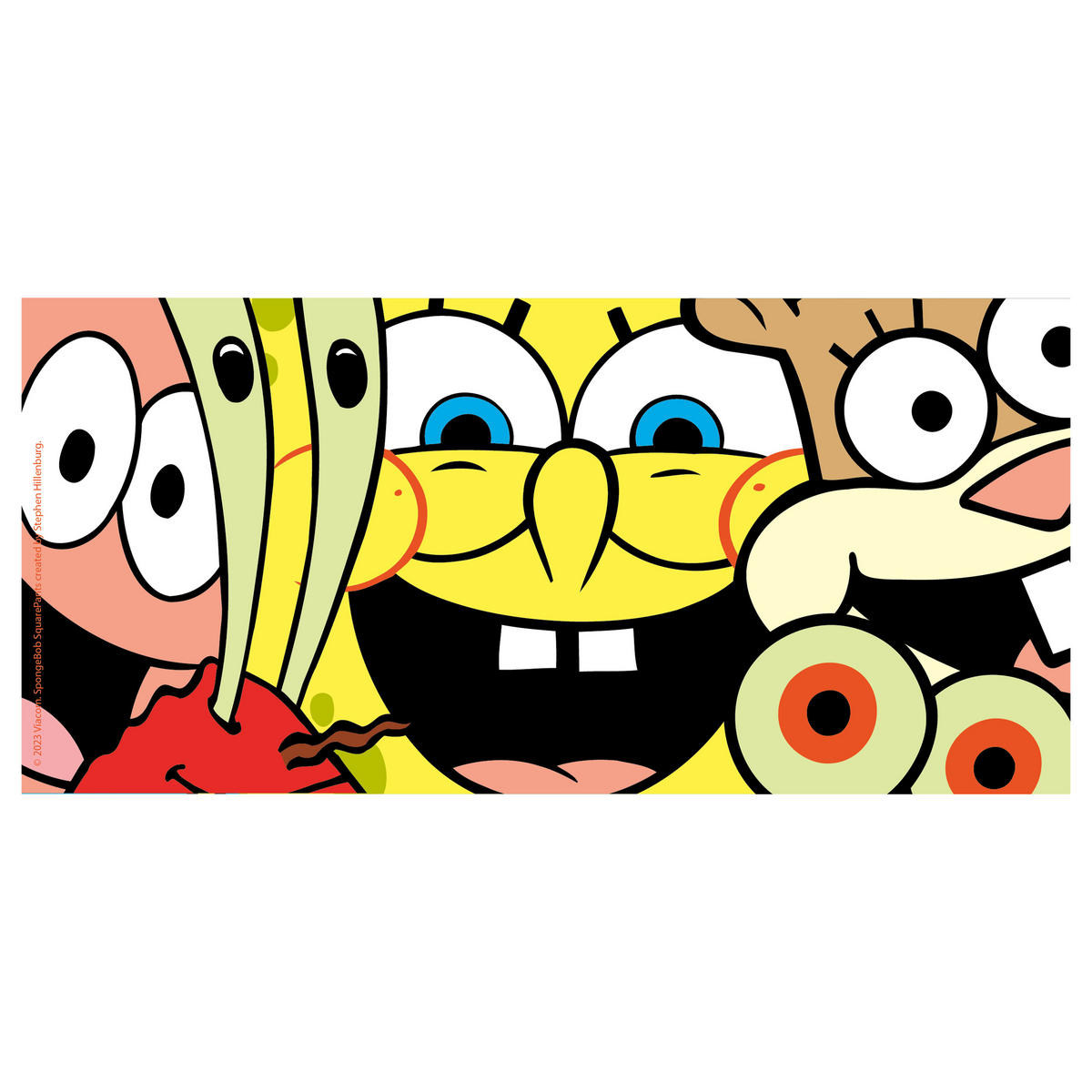 BECHER Spongebob Schwammkopf Mehrfarbig 320 ml - Multicolor, Keramik (0.32L)