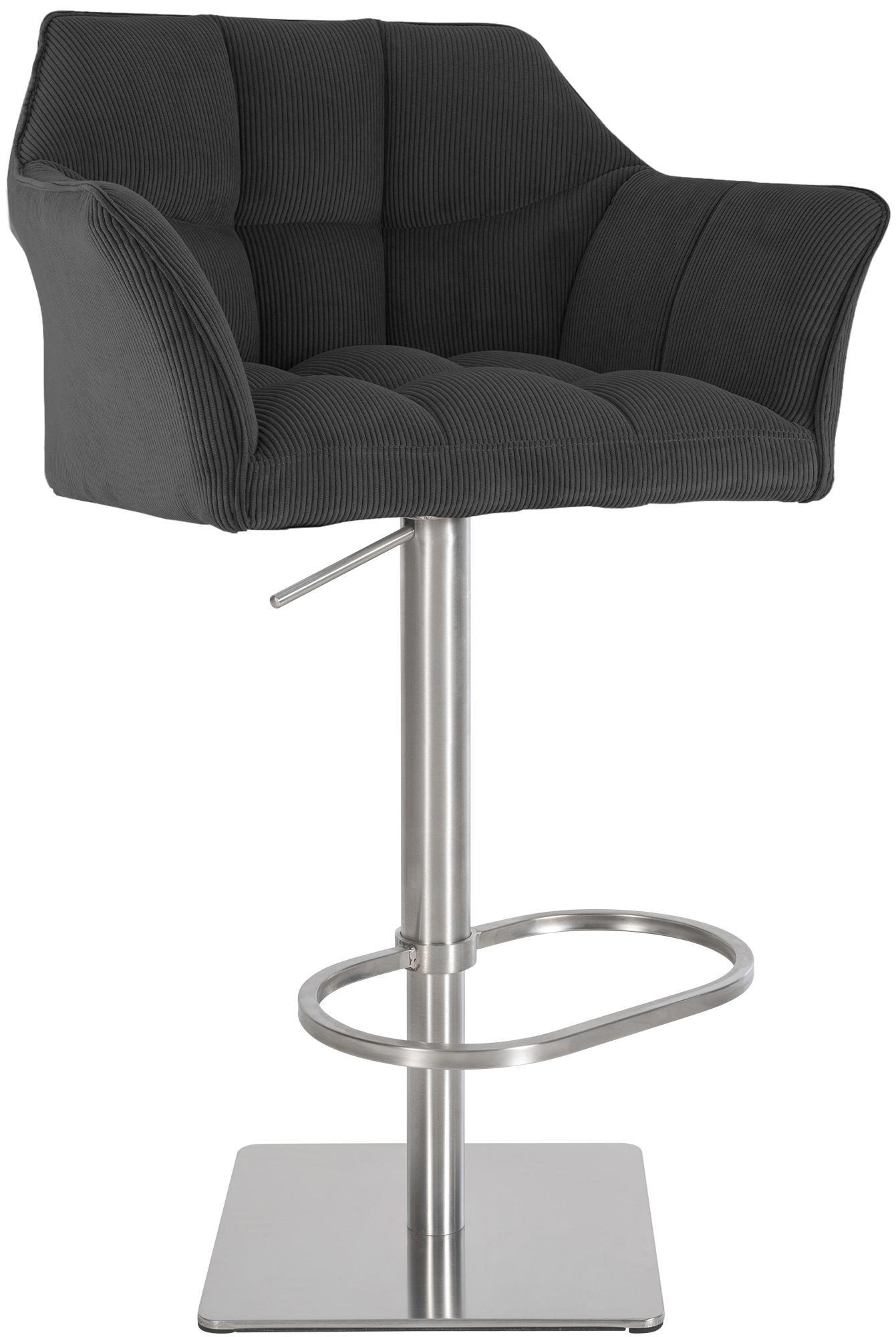 Deluke Barhocker Dunkelgrau 64x88x45 cm