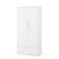 METALLSCHRANK Megan - Weiß, Metall (90/185/40cm)