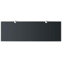 SCHWEBEREGAL Glas 60x20 cm 8 mm - Schwarz, Glas (60/0.8/20cm) - furnicato