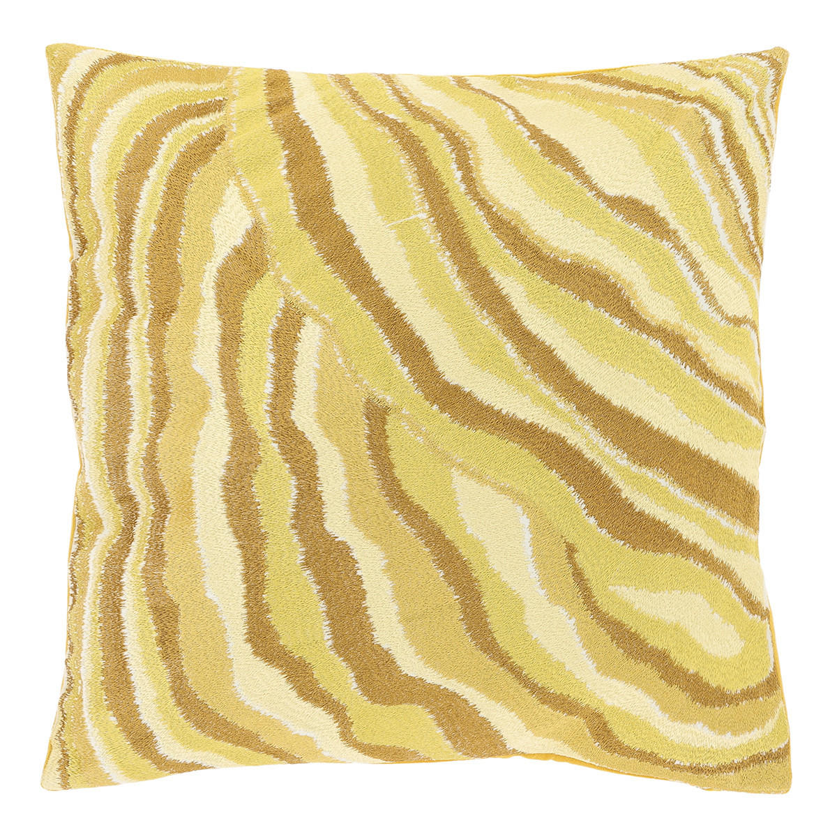 DEKOKISSEN Ezra Gelb 45/45/8 cm - Gelb, Textil (45/45cm) - Unique Living